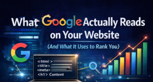 What Google Actually Reads on Your Website What Google Actually Reads on Your Website (And What It Uses to Rank You)