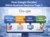 How Google Decides Which Business Deserves Page-1