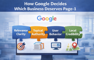 How Google Decides Which Business Deserves Page-1