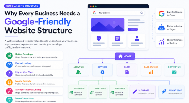 Why Every Business Needs a Google-Friendly Website Structure AI