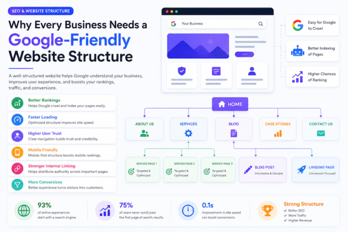 Why Every Business Needs a Google-Friendly Website Structure AI