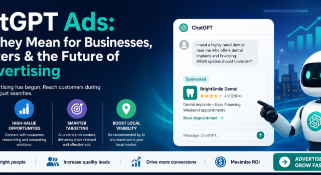 ChatGPT Ads: What They Mean for Businesses, Marketers & the Future of AI Advertising Local ads chatgpt